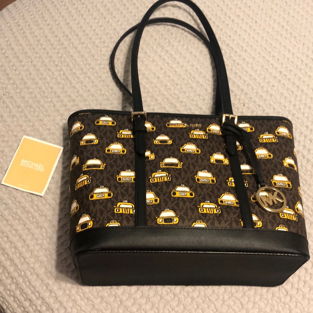 Michael kors taxi car purse